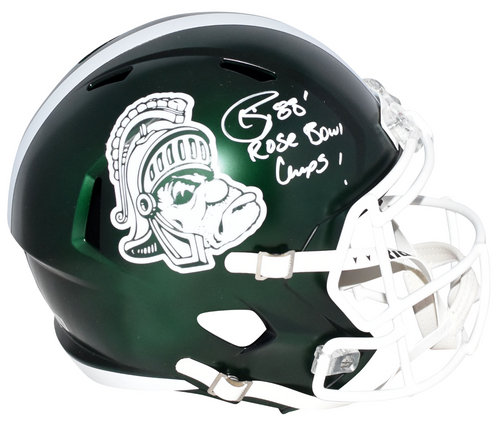 ANDRE RISON SIGNED MICHIGAN STATE SPARTANS FULL SIZE HELMET W/ ROSE BOWL CHAMPS