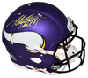 ADRIAN PETERSON SIGNED MINNESOTA VIKINGS AUTHENTIC SPEED HELMET BECKETT