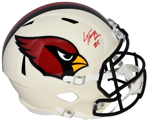 TREY McBRIDE SIGNED ARIZONA CARDINALS RETRO FULL SIZE SPEED HELMET BECKETT
