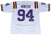 DANIELLE HUNTER SIGNED AUTOGRAPHED LSU TIGERS #94 WHITE JERSEY BECKETT