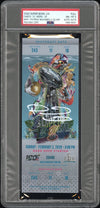PATRICK MAHOMES SIGNED SUPER BOWL LIV 54 SILVER TICKET CHIEFS 49ERS PSA 8 AUTO