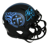 EDDIE GEORGE SIGNED TENNESSEE TITANS ECLIPSE SPEED MINI HELMET BECKETT