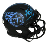EDDIE GEORGE SIGNED TENNESSEE TITANS ECLIPSE SPEED MINI HELMET BECKETT