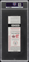 CHASE BURNS SIGNED MLB DEBUT TICKET 6/24/25 CINCINNATI REDS YANKEES PSA AUTO 10
