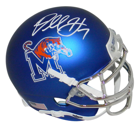 ANDRE WARE SIGNED AUTOGRAPHED HOUSTON COUGARS THROWBACK MINI HELMET TRISTAR