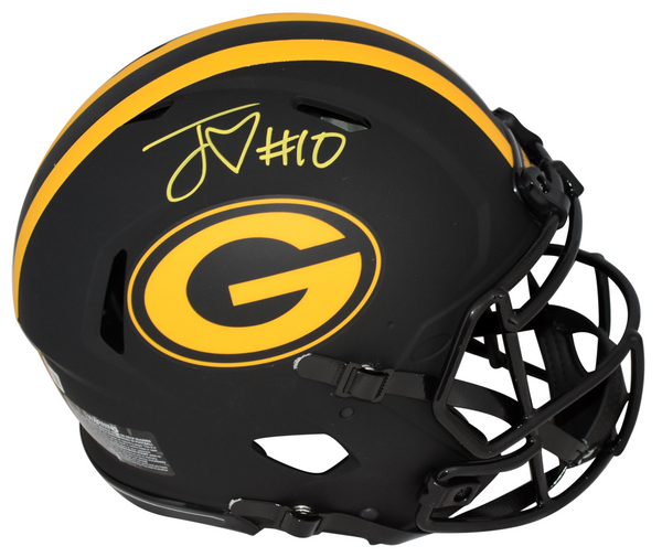 JORDAN LOVE SIGNED GREEN BAY PACKERS ECLIPSE AUTHENTIC SPEED HELMET BECKETT