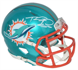 TUA TAGOVAILOA SIGNED MIAMI DOLPHINS FLASH SPEED MINI HELMET FANATICS