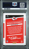 PATRICK MAHOMES SIGNED 2017 PANINI DONRUSS ELITE SERIES RC PSA GEM 10 AUTO 10