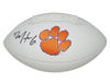 DEANDRE HOPKINS SIGNED AUTOGRAPHED CLEMSON TIGERS WHITE LOGO FOOTBALL JSA