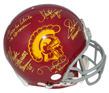 CARSON PALMER MARCUS ALLEN GARRETT WHITE LEINART SIGNED USC TROJANS PL HELMET