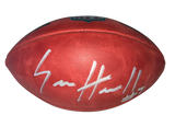 SAM HOWELL SIGNED DALLAS COWBOYS OFFICIAL NFL DUKE WILSON FOOTBALL BECKETT