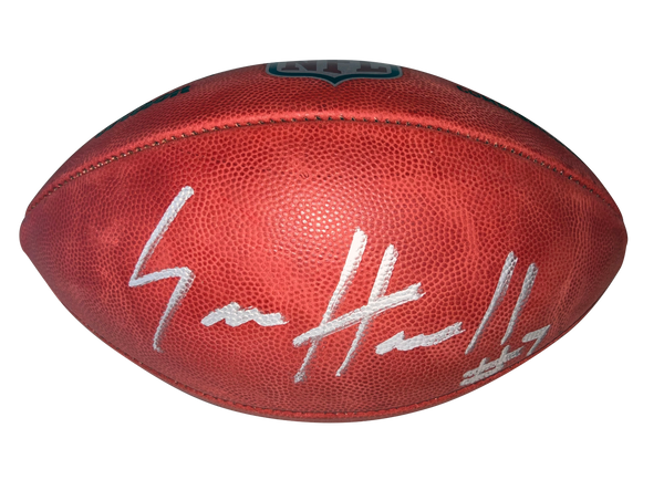 SAM HOWELL SIGNED DALLAS COWBOYS OFFICIAL NFL DUKE WILSON FOOTBALL BECKETT