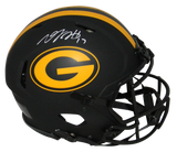 DAVANTE ADAMS SIGNED GREEN BAY PACKERS F/S ECLIPSE AUTHENTIC SPEED HELMET JSA