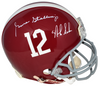 NICK SABAN & GENE STALLINGS SIGNED ALABAMA CRIMSON TIDE AUTHENTIC PROLINE HELMET