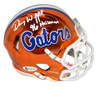 DANNY WUERFFEL AUTOGRAPHED SIGNED FLORIDA GATORS CHROME MINI HELMET BECKETT