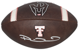 PATRICK MAHOMES II SIGNED TEXAS TECH RED RAIDERS 2026 GLADIATOR GAME FOOTBALL