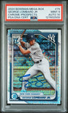GEORGE LOMBARD JR SIGNED 2024 BOWMAN CHROME MOJO REFRACTOR 1ST RC PSA 9 AUTO 10