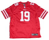 DEEBO SAMUEL SIGNED AUTOGRAPHED SAN FRANCISCO 49ERS #19 NIKE GAME JERSEY BECKETT