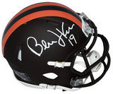 BERNIE KOSAR AUTOGRAPHED CLEVELAND BROWNS 2025 ALT SPEED MINI HELMET BECKETT