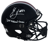 JACK SAWYER SIGNED OHIO STATE BUCKEYES FULL SIZE HELMET W/ 2024 NATIONAL CHAMPS