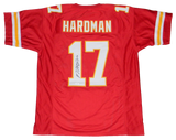 MECOLE HARDMAN AUTOGRAPHED SIGNED KANSAS CITY CHIEFS #17 RED JERSEY JSA