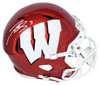 LEE EVANS AUTOGRAPHED WISCONSIN BADGERS FLASH FULL SIZE SPEED HELMET BECKETT