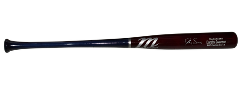 DANSBY SWANSON SIGNED CHICAGO CUBS ATLANTA BRAVES MARUCCI GAME MODEL BAT BECKETT