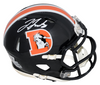 JERRY JEUDY AUTOGRAPHED DENVER BRONCOS COLOR RUSH SPEED MINI HELMET BECKETT