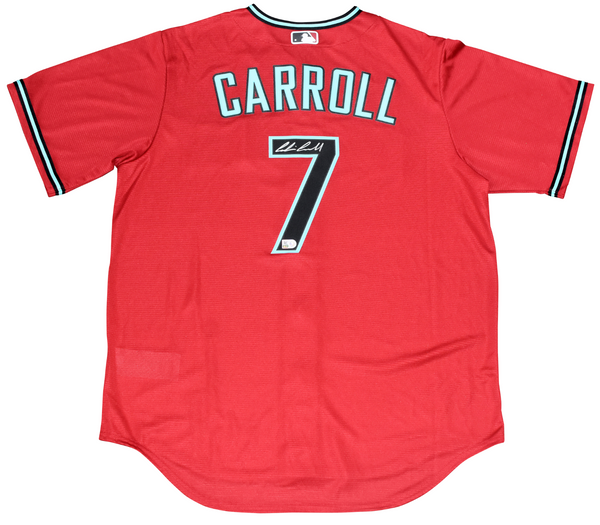 CORBIN CARROLL SIGNED ARIZONA DIAMONDBACKS #7 NIKE JERSEY MLB AUTH