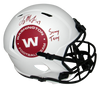 TERRY McLAURIN SIGNED WASHINGTON FOOTBALL TEAM FULL SIZE LUNAR HELMET W/ SCARY