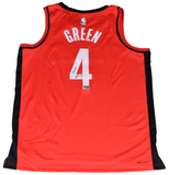 JALEN GREEN SIGNED HOUSTON ROCKETS #4 NIKE SWINGMAN JERSEY FANATICS W/ UNICORN