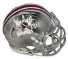 TROY SMITH SIGNED OHIO STATE BUCKEYES CHROME SPEED MINI HELMET W/ 06 HEISMAN