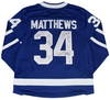 AUSTON MATTHEWS AUTOGRAPHED TORONTO MAPLE LEAFS #34 BLUE JERSEY FANATICS