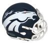 JERRY JEUDY SIGNED AUTOGRAPHED DENVER BRONCOS AMP SPEED MINI HELMET BECKETT