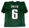 DEVONTA SMITH SIGNED AUTOGRAPHED PHILADELPHIA EAGLES #6 GREEN JERSEY BECKETT