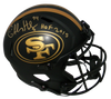 CHARLES HALEY SIGNED SAN FRANCISCO 49ERS ECLIPSE FULL SIZE SPEED HELMET W/ HOF