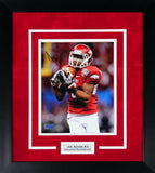JOE ADAMS SIGNED ARKANSAS RAZORBACKS 8x10 FRAMED PHOTO COA