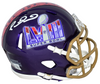 PATRICK MAHOMES SIGNED KANSAS CITY CHIEFS SUPER BOWL LVIII MINI HELMET BECKETT