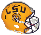 JAMAL ADAMS AUTOGRAPHED SIGNED LSU TIGERS FULL SIZE SPEED HELMET JSA