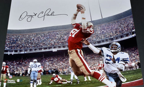 DWIGHT CLARK AUTOGRAPHED SAN FRANCISCO 49ERS THE CATCH 16x20 PHOTO FANATICS