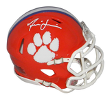 ISAIAH SIMMONS AUTOGRAPHED SIGNED CLEMSON TIGERS SPEED MINI HELMET JSA