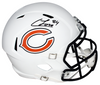 COLSTON LOVELAND SIGNED CHICAGO BEARS FLAT WHITE FULL SIZE SPEED HELMET BECKETT