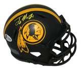 TERRY McLAURIN SIGNED WASHINGTON REDSKINS ECLIPSE SPEED MINI HELMET BECKETT