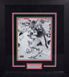 GABE RIVERA SIGNED TEXAS TECH RED RAIDERS 8x10 FRAMED PHOTO W/ SENOR SACK
