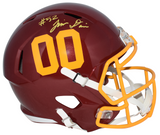 JAMIN DAVIS SIGNED WASHINGTON FOOTBALL TEAM COMMANDERS FULL SIZE SPEED HELMET