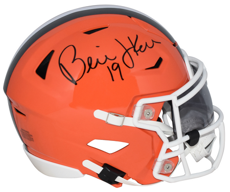 JOHN ELWAY AUTOGRAPHED DENVER BRONCOS SPEEDFLEX MIDI HELMET BECKETT