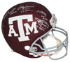 JOHN DAVID CROW JOHNNY MANZIEL VON MILLER DAT NGUYEN SIGNED TEXAS A&M F/S HELMET