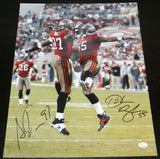 DERRICK BROOKS & SIMEON RICE SIGNED TAMPA BAY BUCS BUCCANEERS 16x20 PHOTO JSA