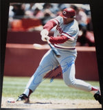 PETE ROSE AUTOGRAPHED SIGNED CINCINNATI REDS 16x20 PHOTO JSA W/ 4256