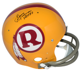 SONNY JURGENSEN SIGNED WASHINGTON REDSKINS YELLOW THROWBACK TK HELMET BECKETT